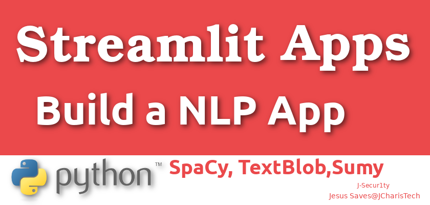 Streamlit NLP App JCharisTech