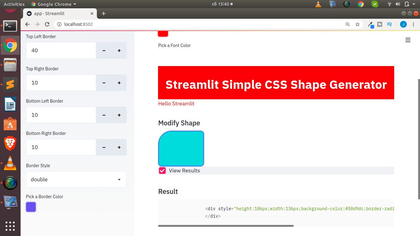 simple css code generator
