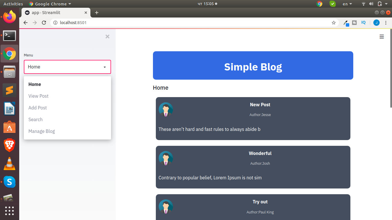 Build a Simple CRUD Blog with Streamlit and Python – JCharisTech