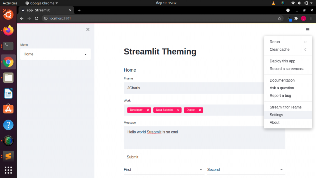 Streamlit Themes How to Customize Your Streamlit Apps JCharisTech