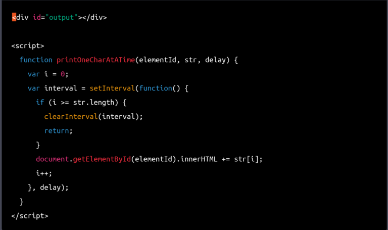 How to Print or Display One Character at a Time in Python – JCharisTech